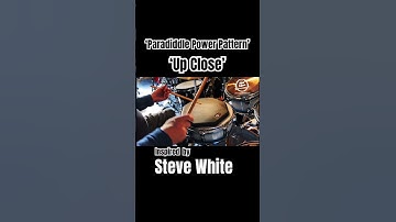 Paradiddle power pattern inspired by the legendary Steve White #drumming #drums #drummer