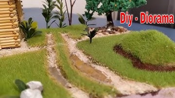 How to Use Static Grass Applicator, Diy, Miniature Diorama, How to make static grass turf
