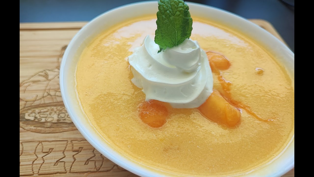 Sárgadinnye krémleves főzés nélkül gyorsan finomat