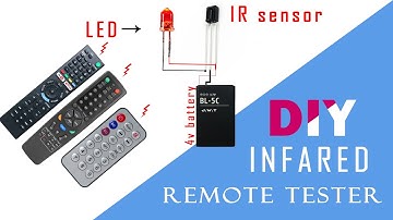 Diy Ir Remote tester - Simple ir remote testing circuit