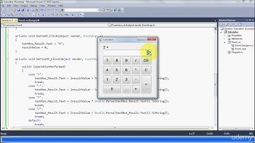How to Make a Calculator in C# Windows Form Application Part 2