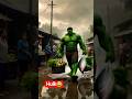 "Hulk Shopping Vegetable & Fish in Village Market 🐠😂#shorts #ai #trending