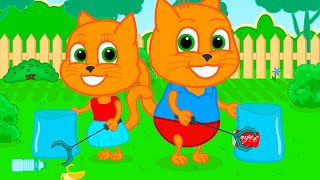 Cats Family in English - Spring cleanup Cartoon for Kids by Cats Family in English 2,551 views 1 month ago 1 minute, 2 seconds