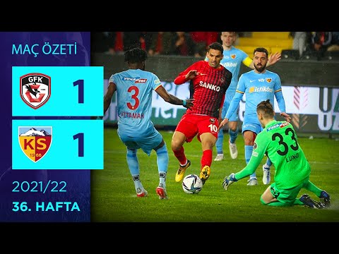 ÖZET: Gaziantep FK 1-1 Yukatel Kayserispor | 36. Hafta - 2021/22