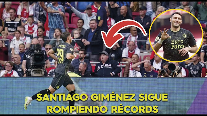 SANTIAGO GIMÉNEZ rompió un RÉCORD que data desde 1960 frente al AJAX - Fut De Estufa