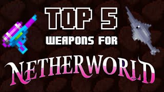 Top 5 Weapons For NETHERWORLD (Pixel Worlds) screenshot 5