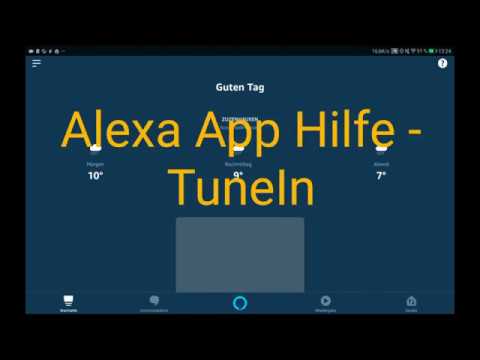 Alexa App Hilfe - TuneIn