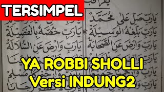 YA ROBBI SHOLLI 'ALA MUHAMMAD Versi INDUNG-INDUNG (Lagu Jadul Tersimpel), UNTUK PEMULA Semua USIA