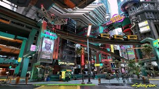 Immersive Journey Through Watson – Cyberpunk 2077 | 4K RTX No HUD