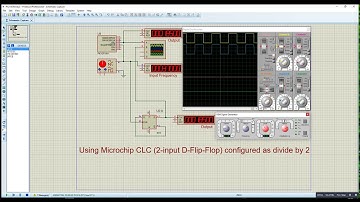 Using CLC configured as divide by 2 counter in MPLAB X