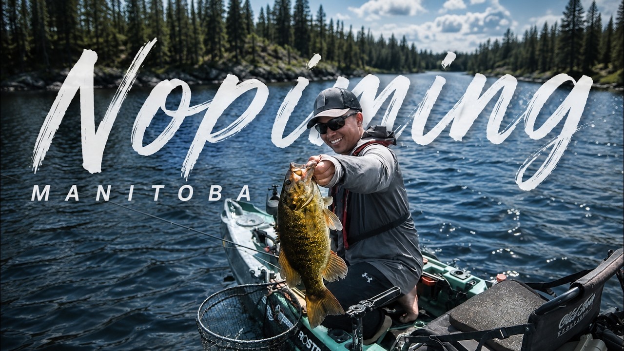 Smallmouth Bass Fishing Nopiming | Manitoba Kayak Fishing