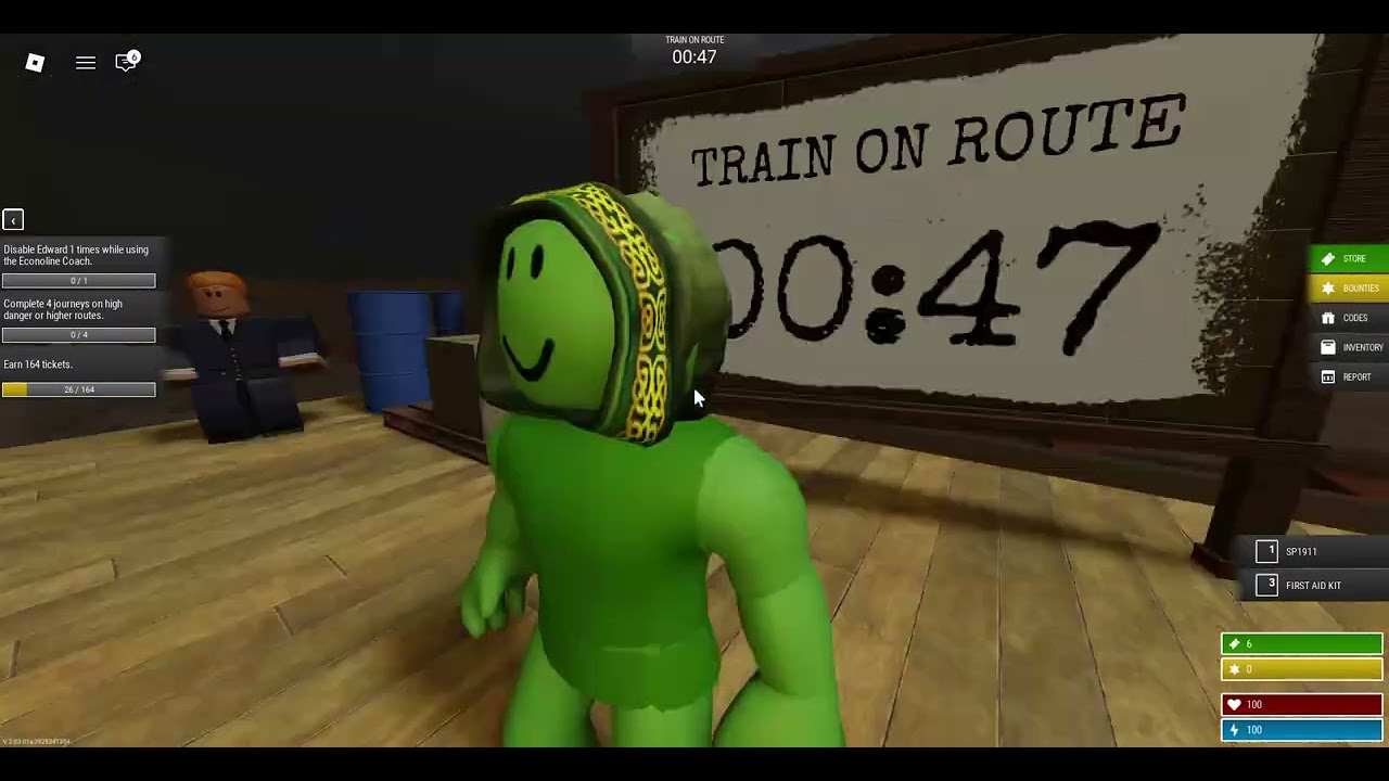 Играем в Edward the Man Eating Train в roblox