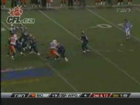 CFL BC's Clermont & WPG's Edwards Exchange TD's