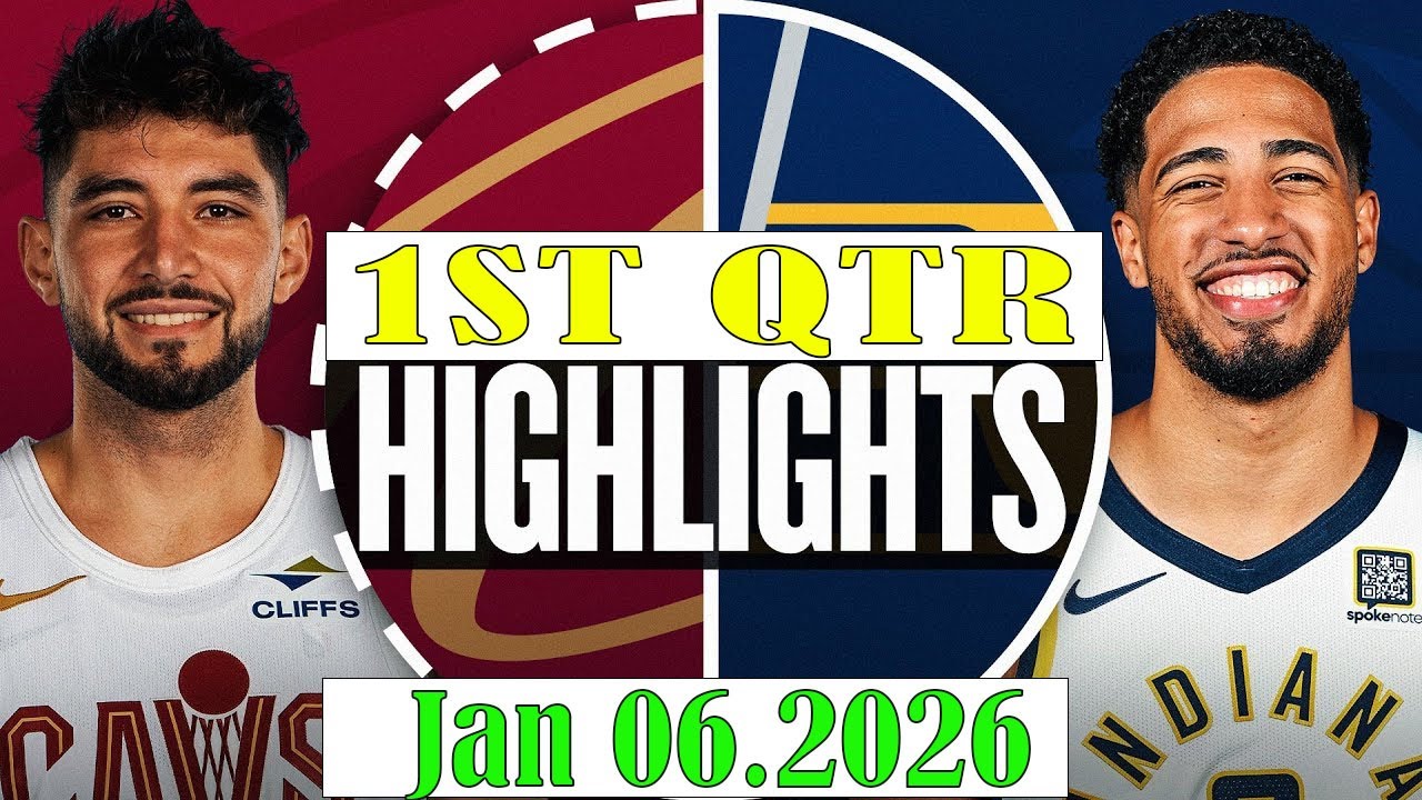 Обзор матча «Индиана Пэйсерс» — «Кливленд Кавальерс», 1-я четверть, 6 января 2026 г. | Обзор матч...