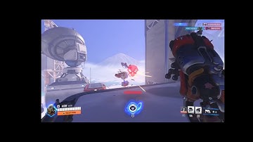 Killing all practice Range Bots Speedrun any% roadhog only