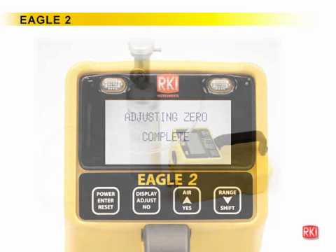 Eagle 2 gas monitor Calibration Mode