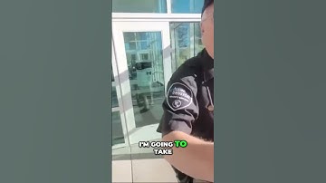 Security Guard Attacks After Filming? Watch This Crazy Confrontation! #shorts