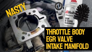 Mazda MX-5 / Miata 1.6 Throttle Body, Intake Manifold & EGR Valve Removal + Cleanup (BZ6E, NA & NB)