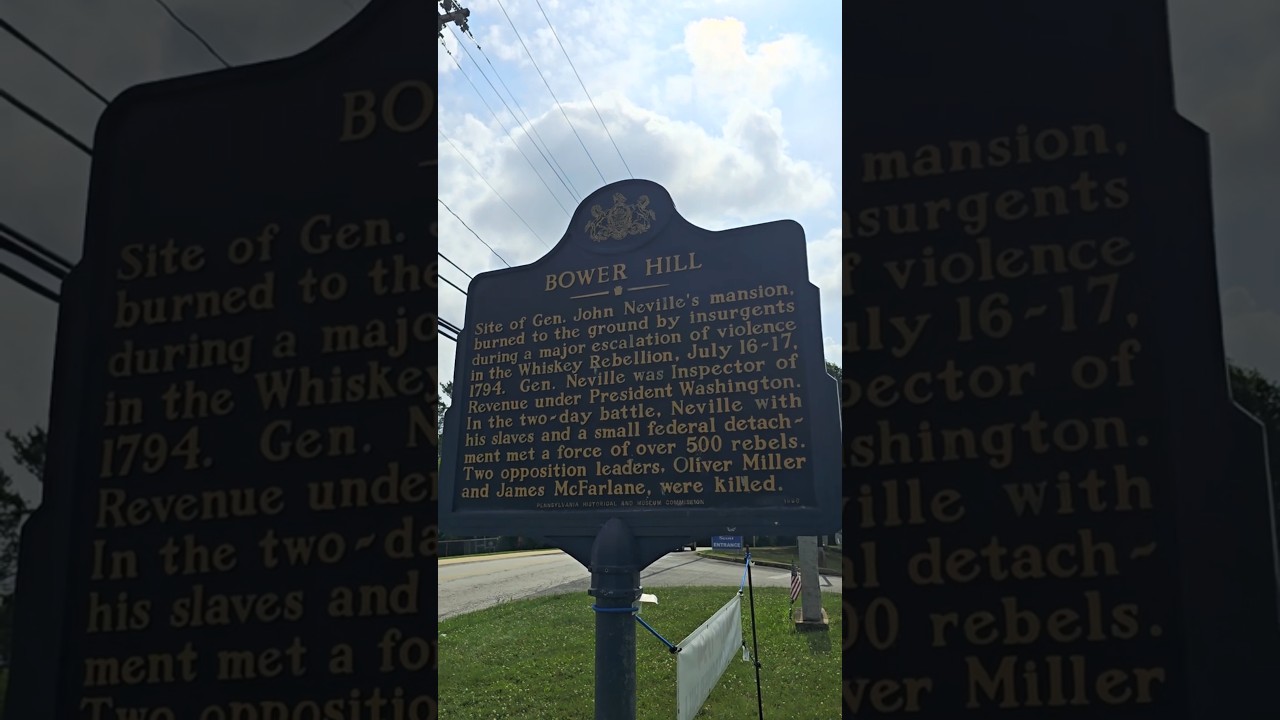 Scott Township, PA (Pittsburgh) - Whiskey Rebellion escalates as tax collector's home is burned down