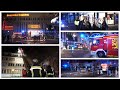 2024 01 01 - Neujahrs-Feuerwehreinsatz in Hagener Innenstadt - Polizei zeigt Präsenz und riegelt ab