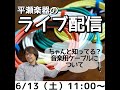 平瀬楽器のライブ配信！今日は音楽用ケーブルのお勉強です