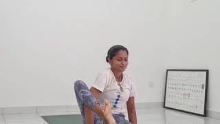 Asana Flow Eka Pada Sirsasana- Chakorasana-Parsva Dandasana-Skandasana- Durvasana