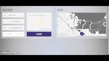 100% Responsive Ajax Contact Form