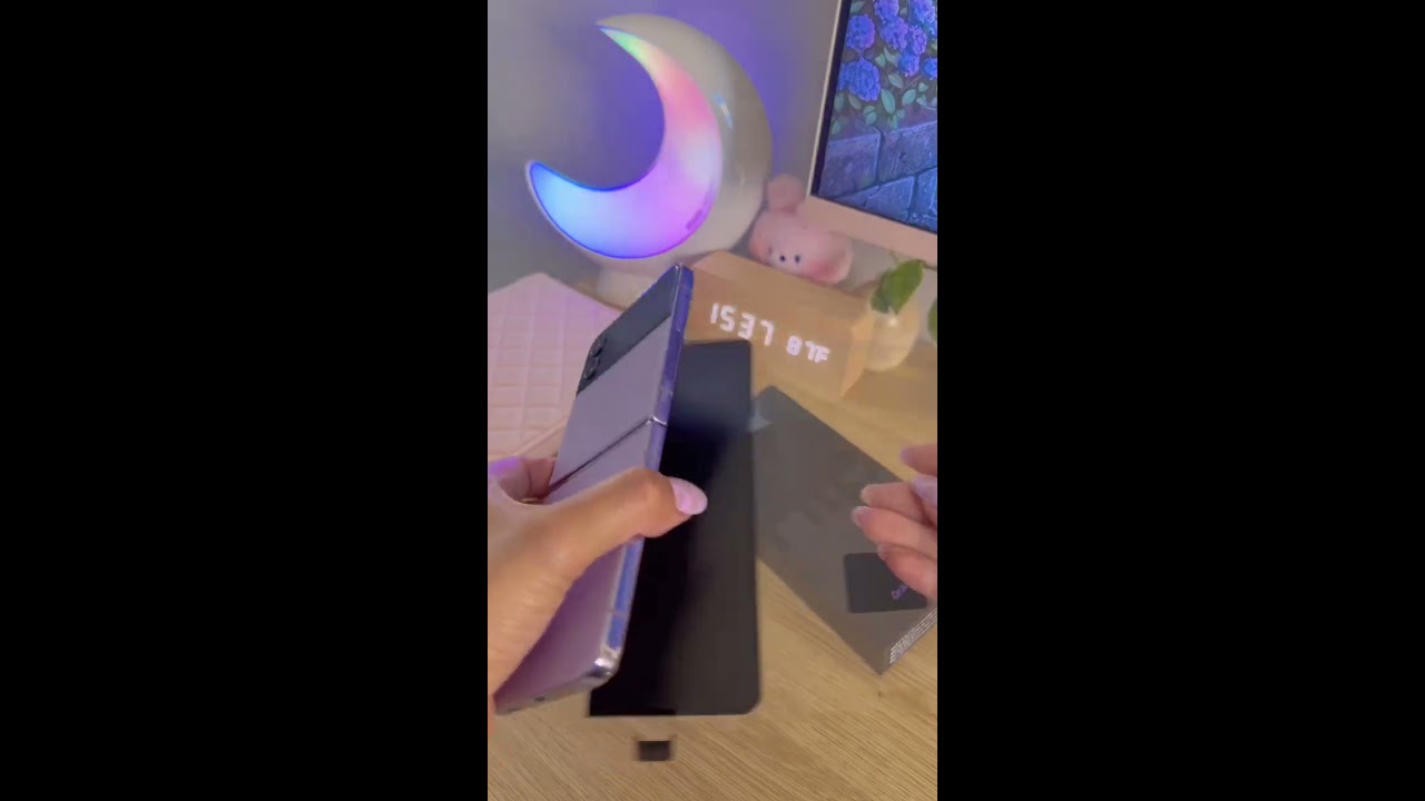 Samsung Galaxy Z Flip 4 ASMR Unboxing Samsunggalaxy Zflip4
