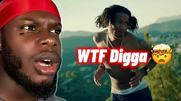 Digga D - DTF (Official Video) REACTION!!! This SLAPS