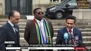 Israel-Hamas War | SA addresses media outside ICJ hearings at The Hague - Pt 1