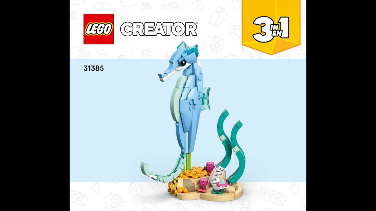 LEGO 31385 Instructions | Creator 3in1 | Beautiful Dolphins