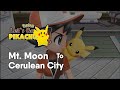 Pokemon Let's Go, Pikachu - Mt Moon ke Cerulean City