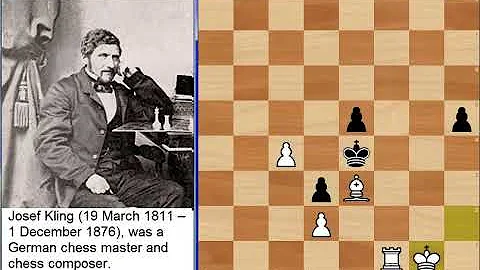 The most beautiful chess problems by Josef Kling