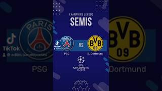 PSG vs Dortmund se enfrentan en las semifinales #championsleague #psg #dortmund #adlimitumdeportes