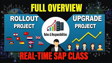 SAP ROLLOUT & UPGRADE PROJECT 🔄 | Full Overview + Roles & Responsibilities | Real-Time SAP Class