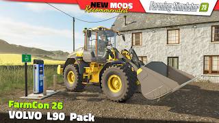 FS25 ★ FarmCon 26 ★ VOLVO L90 Pack - Farming Simulator 25 Mods Review QHD