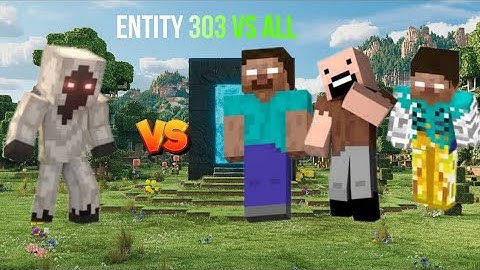 Entity 303 vs Herobrine vs Notch 🔥 | Epic Minecraft Battle | Who Wins?