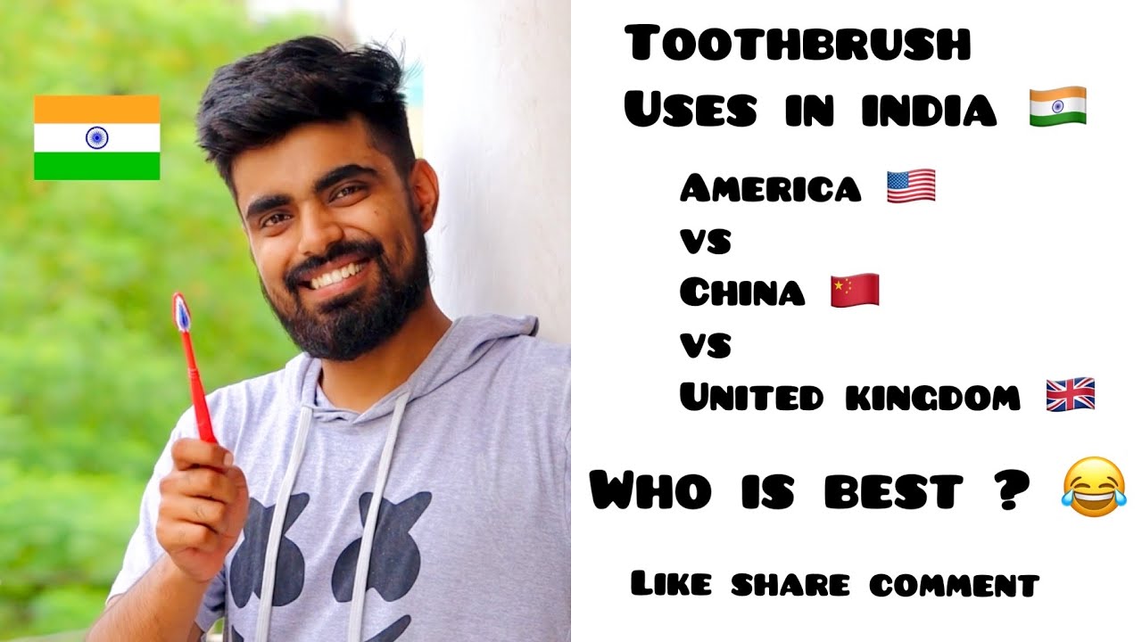 Toothbrush Life Hacks ? ~ American ?? vs Indian ?? vs ?? vs ?? ~ Dushyant Kukreja #shorts