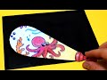 FUNNY THING YOU CAN MAKE OF PAPER - Sea Animals Paper Game for BEGINNERS