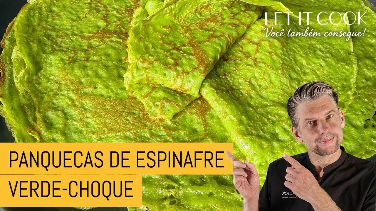 Panquecas Verdes de Espinafre