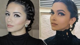 Dramatic Cat Eye Tutorial inspired by Deepika Padukone | Kaushal Beauty(SHOP my positivity bracelets ☆ https://shop.bonvitastyle.com ☆ ♥ ♥ THUMBS UP for more videos ♥ ♥ ♥ Expand me for more goodness ☺   ♥ Find me on: ..., 2015-11-22T18:03:21.000Z)