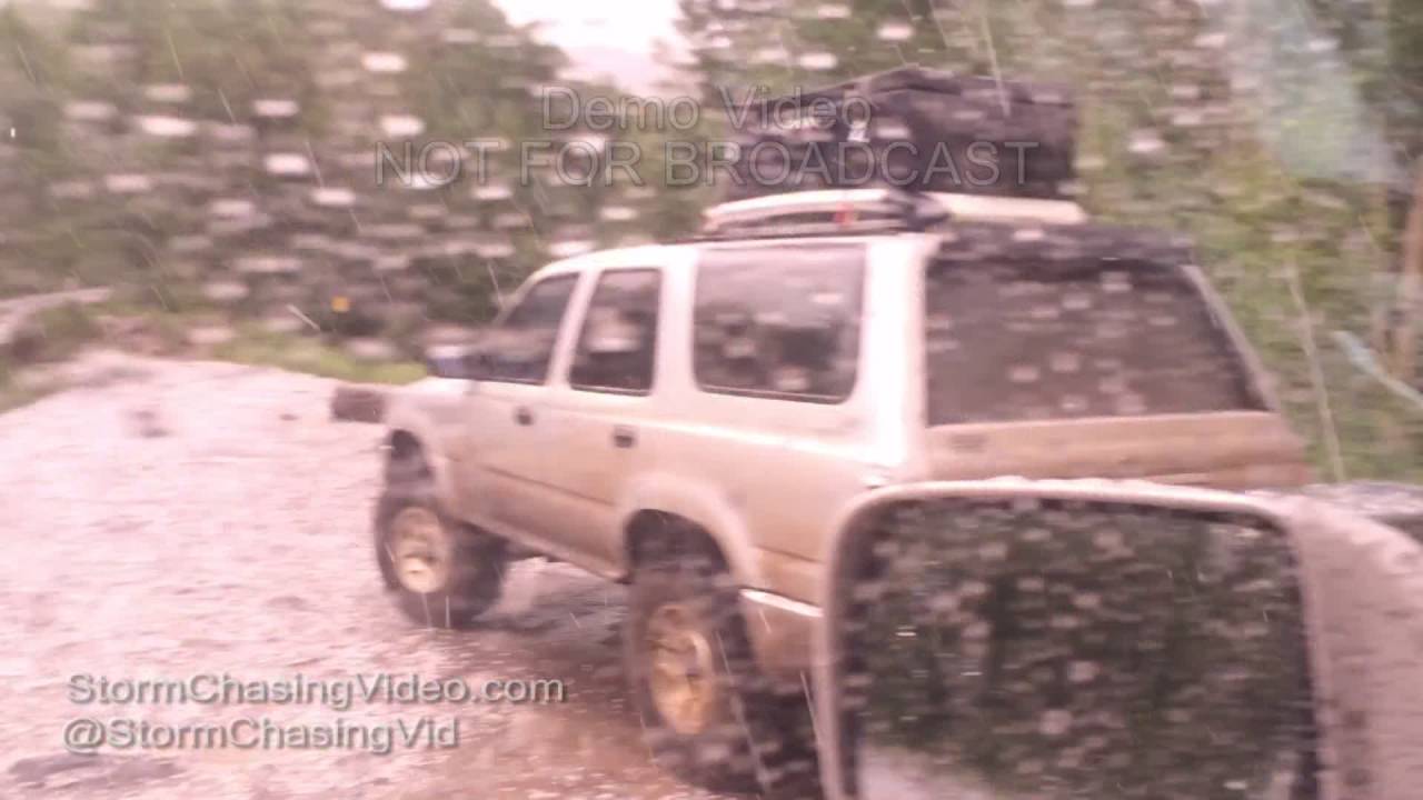Hail Storm in Pagosa Springs, Colorado - 7/3/2016