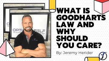 What Is Goodharts Law and Why Should You Care? | Jeremy Herider