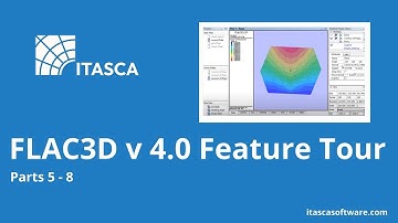 FLAC3D 4.0 Feature Tour Parts 5-8