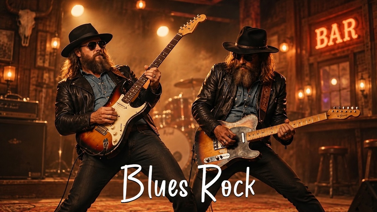AC/DC, ZZ Top, Stevie Ray Vaughan – Blues Rock Fire & Legendary Guitar ...