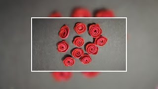 DIY || How To Make Simple & Easy Small Glitter Foam Rose at Home || by World of Artifact