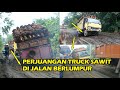 PERJUANGAN TRUCK SAWIT DI JALAN BERLUMPUR