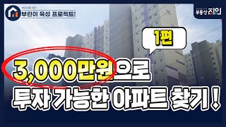 #15 부린이,  저평가 지역 3,000만원 투자 가능한 아파트 찾기 (1편)