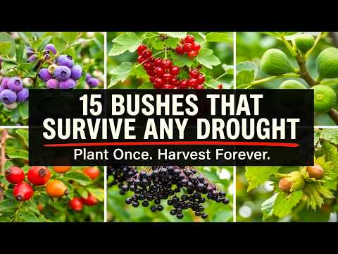 Video Plant These 15 Fruit Bushes Once and They'll Survive ANY Drought — Harvest Forever!