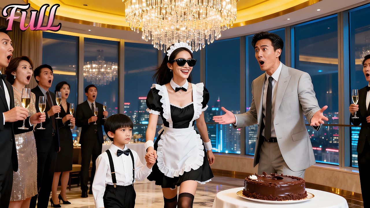 【一口氣看完】💕灰姑娘與陌生男意外懷孕生子，回國後被迫带着儿子當總裁女傭，總裁低頭一看簡直是迷你版的自己瞬間明白一切！#甜寵 #爱情 #短劇